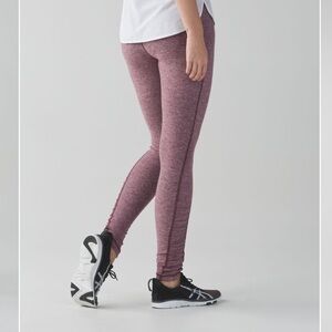 Lululemon Turn Around Tight Rulu Heathered Bordeaux Drama 2